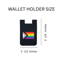 Load image into Gallery viewer, Daniel Quasar Flag Silicone Wallet Holders - The Awareness Company
