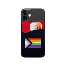 Load image into Gallery viewer, Daniel Quasar Flag Silicone Wallet Holders - The Awareness Company