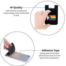Load image into Gallery viewer, Daniel Quasar Flag Silicone Wallet Holders - The Awareness Company