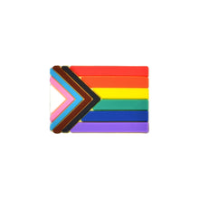 Load image into Gallery viewer, Daniel Quasar Rectangle Shaped Flag Silicone Flag Pins - The Awareness Company