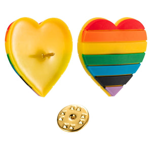 Gay Pride Silicone Pin Variety Pack Bundle (100 Pieces) - The Awareness Company
