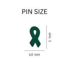 Load image into Gallery viewer, Green Ribbon Silicone Pins - The Awareness Company