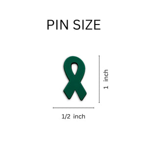 Green Ribbon Silicone Pins - The Awareness Company