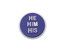 Load image into Gallery viewer, He Him Pronoun Silicone Pins - The Awareness Company