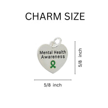 Load image into Gallery viewer, Heart Shaped Mental Health Earrings - The Awareness Company