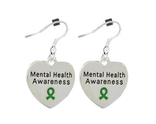 Load image into Gallery viewer, Heart Shaped Mental Health Earrings - The Awareness Company