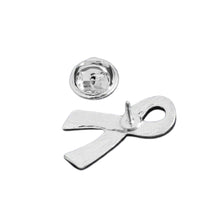 Load image into Gallery viewer, Large Flat Orange Ribbon Pins - The Awareness Company