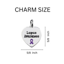 Load image into Gallery viewer, Lupus Awareness Purple Ribbon Partial Beaded Bracelets - The Awareness Company