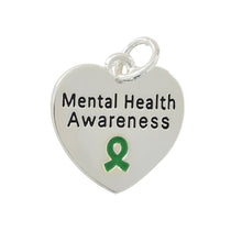 Load image into Gallery viewer, Mental Health Heart Charm Charms -The Awareness Company