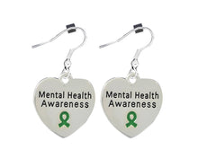 Load image into Gallery viewer, Mental Health Heart Charm Earrings - The Company
