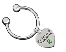 Load image into Gallery viewer, Mental Health Heart Charm Key Chains - The Company