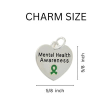 Load image into Gallery viewer, Mental Health Charm with Crystal Charms Bracelets - The Awareness Company