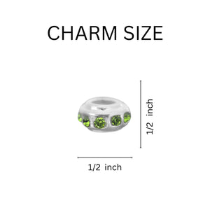 Mental Health Charm with Crystal Charms Bracelets - The Awareness Company