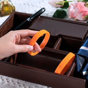 Orange Silicone Bracelets - The Awareness Company