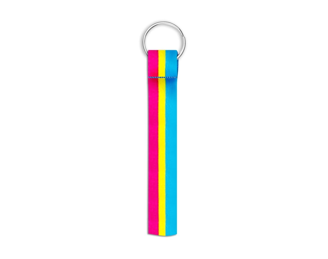 Pansexual Flag Lanyard Style Keychains - The Awareness Company