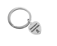 Load image into Gallery viewer, Parkinson&#39;s Heart Charm Split Key Rings - The Awareness Company