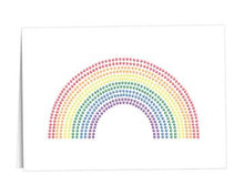 Load image into Gallery viewer, Rainbow Paw Print Note Cards for LGBTQ Pet Lovers, Animal Groups -  The Awareness Company