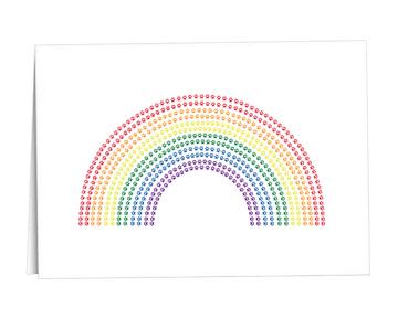 Rainbow Paw Print Note Cards for LGBTQ Pet Lovers, Animal Groups -  The Awareness Company