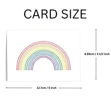Load image into Gallery viewer, Rainbow Paw Print Note Cards for LGBTQ Pet Lovers, Animal Groups -  The Awareness Company