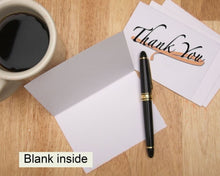Load image into Gallery viewer, Peach Ribbon Thank You Note Cards (12 Cards/Pack) - The Awareness Company