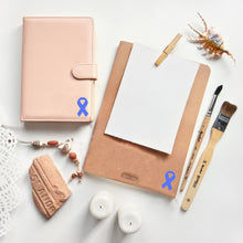 Load image into Gallery viewer, Periwinkle Ribbon Stickers (250 per Roll) - The Awareness Company