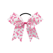 Load image into Gallery viewer, Pink Ribbon Hair Bows - The Awareness Company