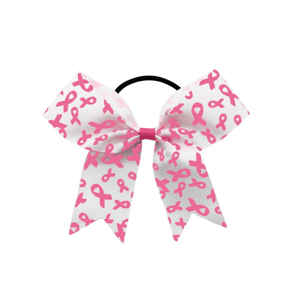 Pink Ribbon Hair Bows - The Awareness Company