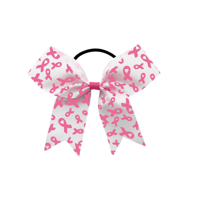 Pink Ribbon Hair Bows - The Awareness Company