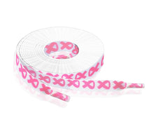 Load image into Gallery viewer, Bulk Pink Ribbon Shoelaces, Bulk Breast Cancer Ribbon Shoelaces - The Awareness Company