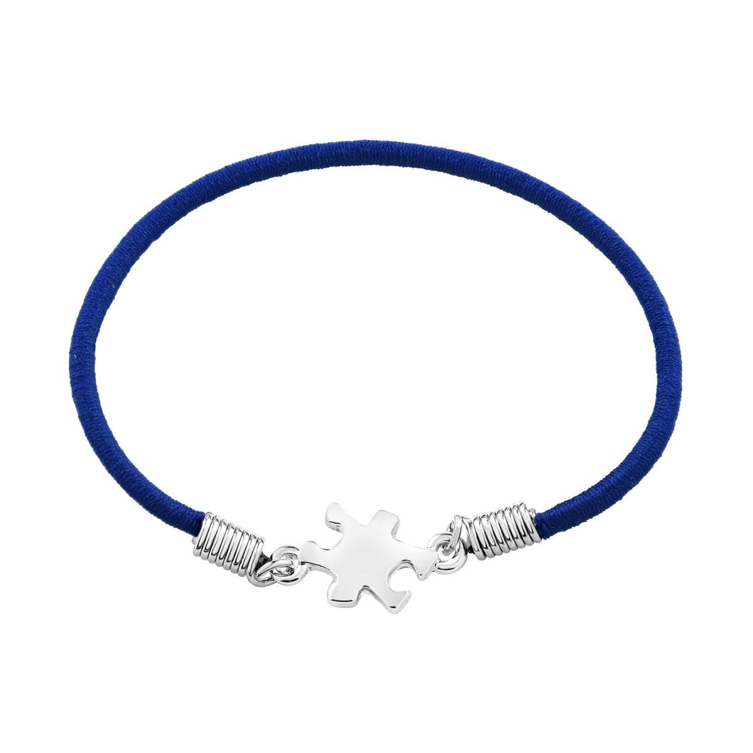 Puzzle Piece Autism Awareness Stretch Bracelets - The Awareness Company
