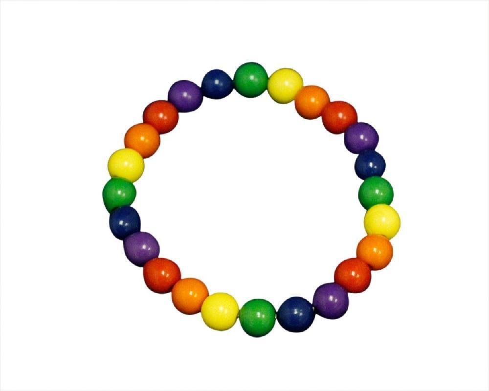 Rainbow Colored Beaded Bracelets - LGBTQ Gay Pride Jewelry - The Awareness Company