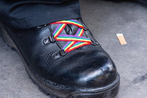 Rainbow Flag Shoe Laces (1 Pair) - The Awareness Company