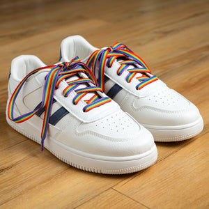 Rainbow Gay Pride Shoe Laces - The Awareness Company