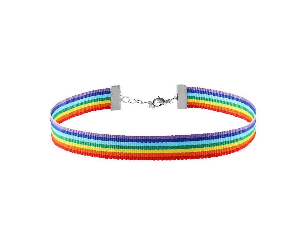 Rainbow Striped Chokers - The Awareness Company