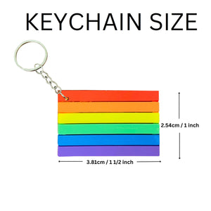 Rainbow Pride Flag Keychains, Cheap Gay Pride Gear for PRIDE Parades & Events - The Awareness Company