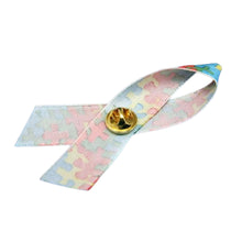 Load image into Gallery viewer, Satin Autism Awareness Ribbon Pins - The Awareness Company