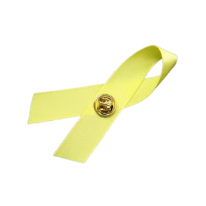 Satin Yellow Ribbon Pins - The Awareness Company