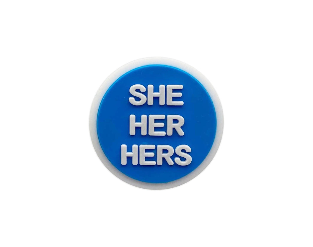She Her Pronoun Silicone Pins - The Awareness Company