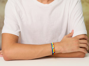Daniel Quasar Flag Silicone Bracelets - The Awareness Company