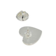 Load image into Gallery viewer, Straight Ally Flag Heart Shaped Pins - The Awareness Company