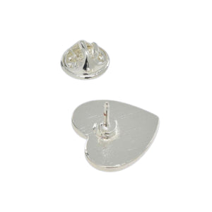 Straight Ally Flag Heart Shaped Pins - The Awareness Company