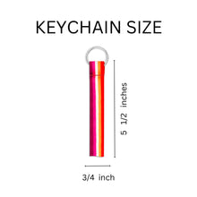 Load image into Gallery viewer, Sunset Lesbian Flag Lanyard Style Keychains - The Awareness Company