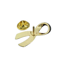 Load image into Gallery viewer, Teal Ribbon Awareness Pins w/ Crystal - The Awareness Company